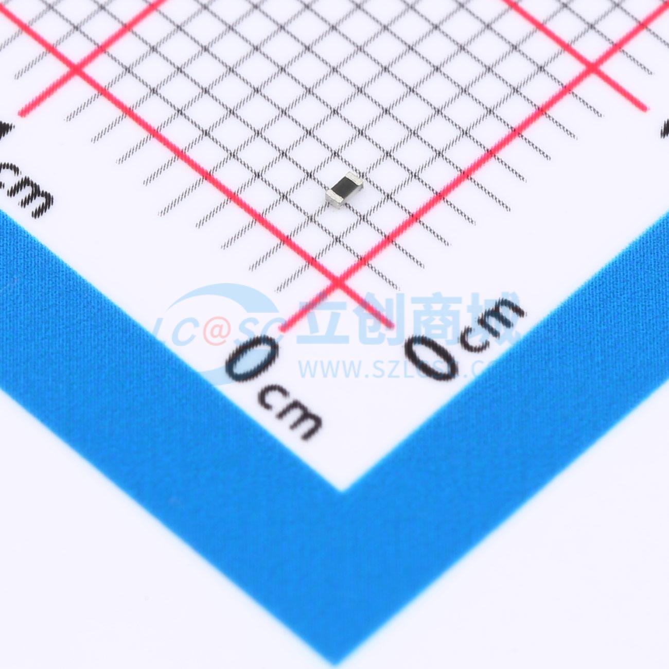 点击查看大图 CR0402F1K60Q10Z实物图