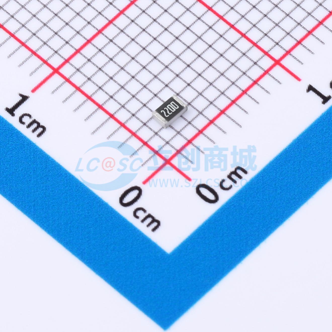 点击查看大图 GR0805F220RT5G00实物图