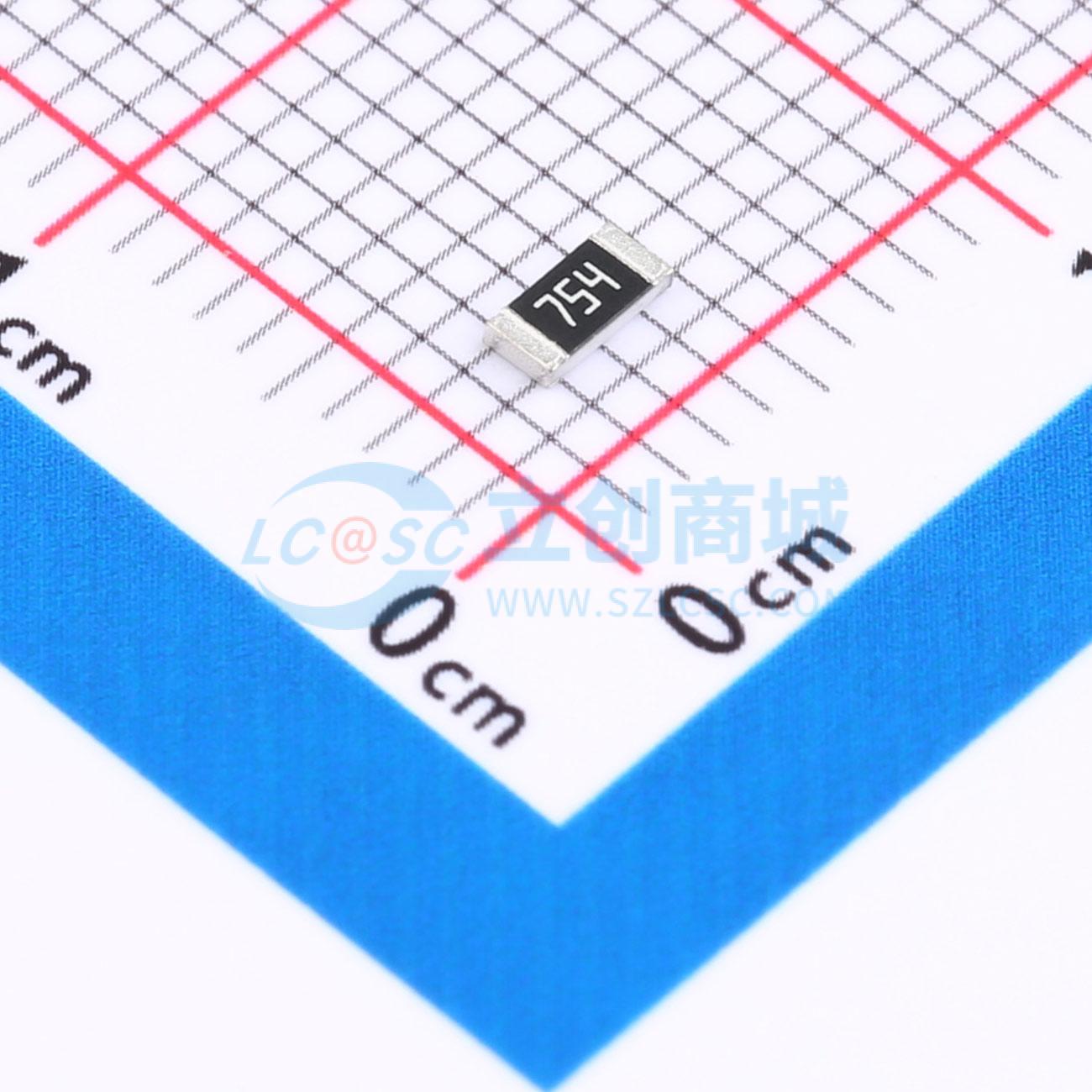 点击查看大图 AC1206JR-07750KL实物图