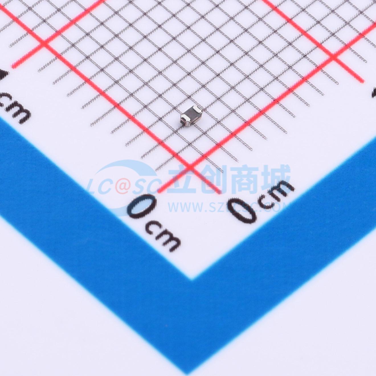 点击查看大图 0402L100SL6SR实物图