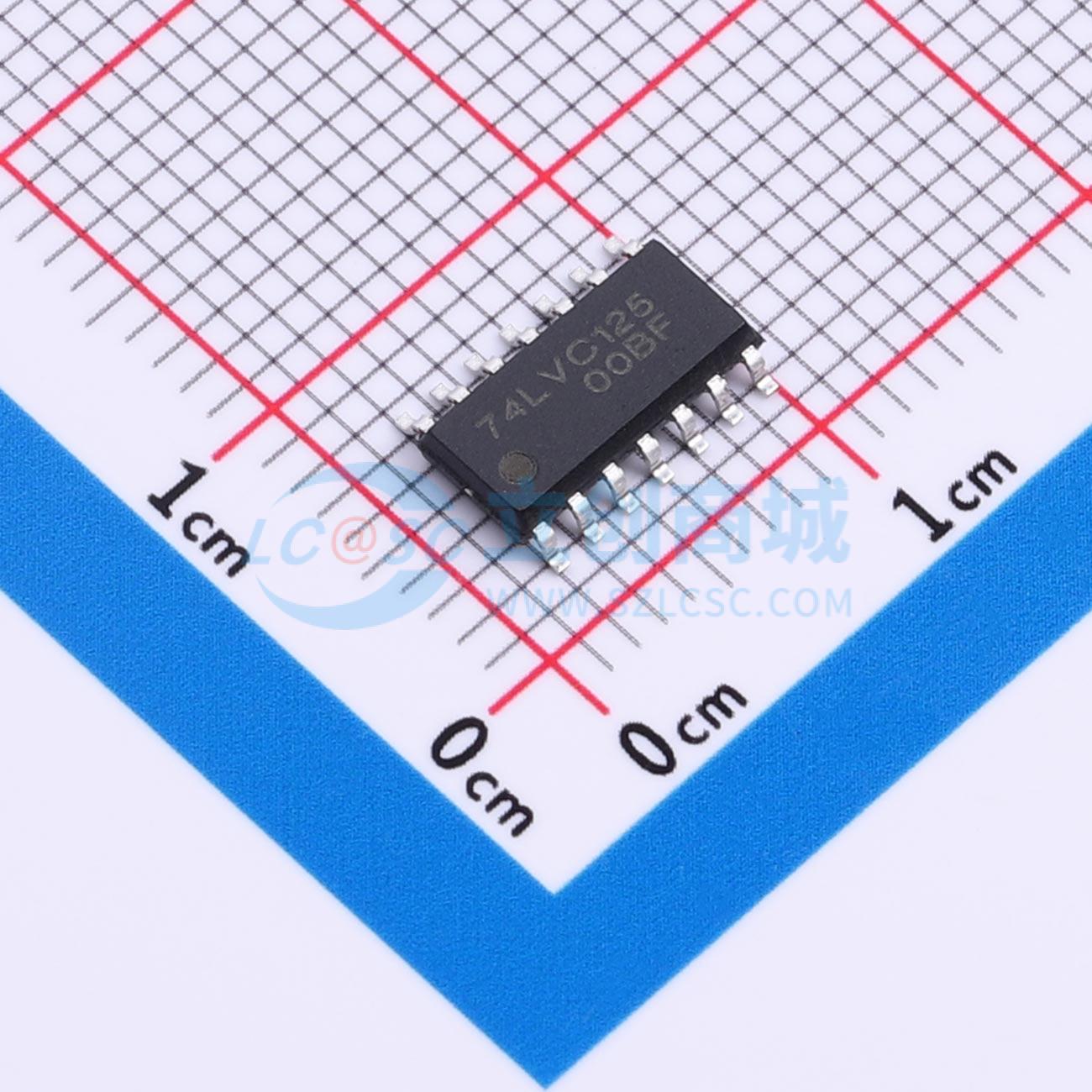 点击查看大图 CJ74LVC125ADN实物图