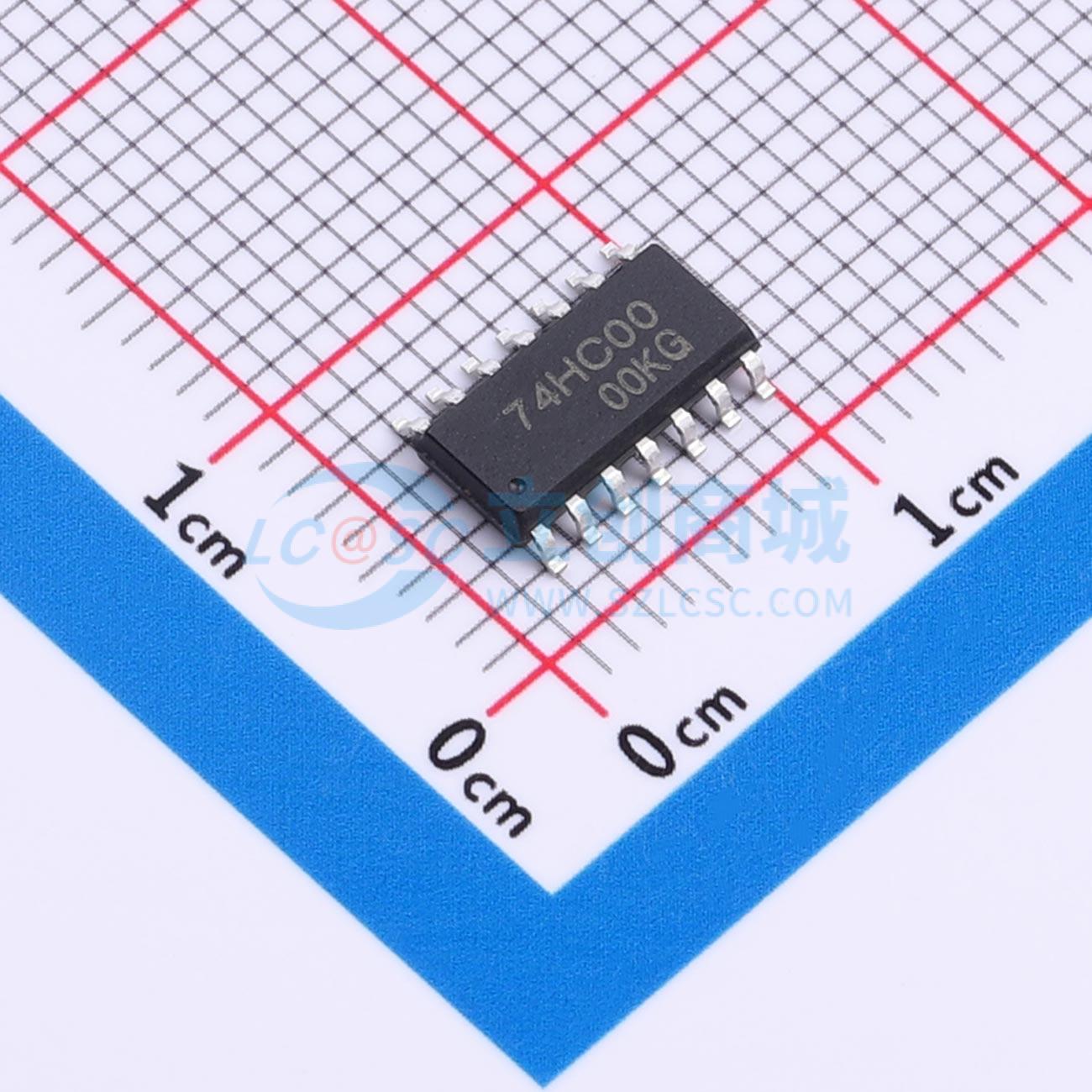 点击查看大图 CJ74HC00ADN实物图