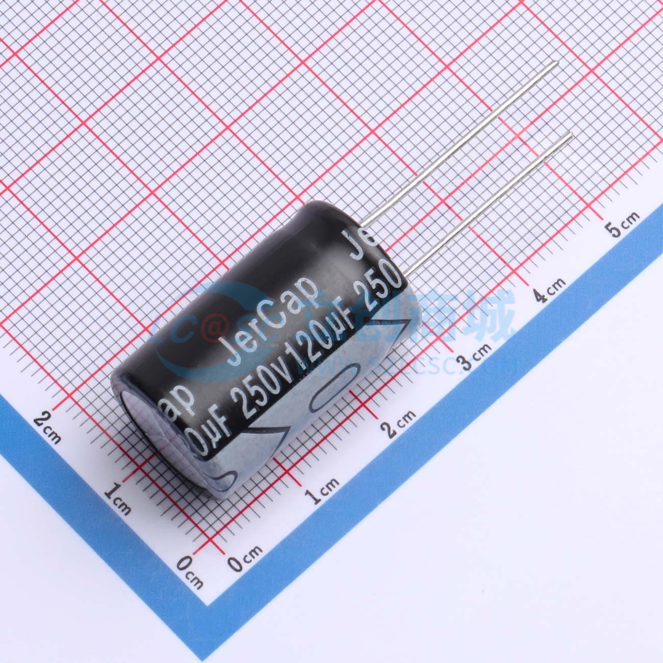 点击查看大图 ERA250V120M16X26实物图