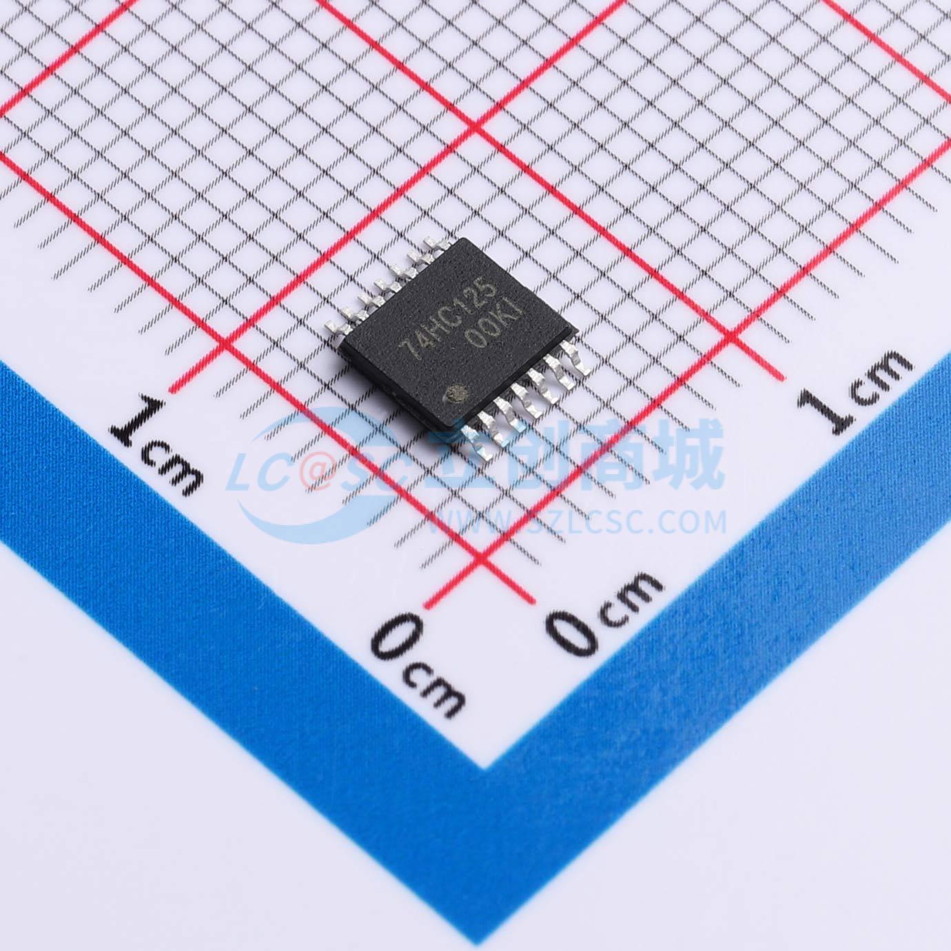 点击查看大图 CJ74HC125BDN实物图