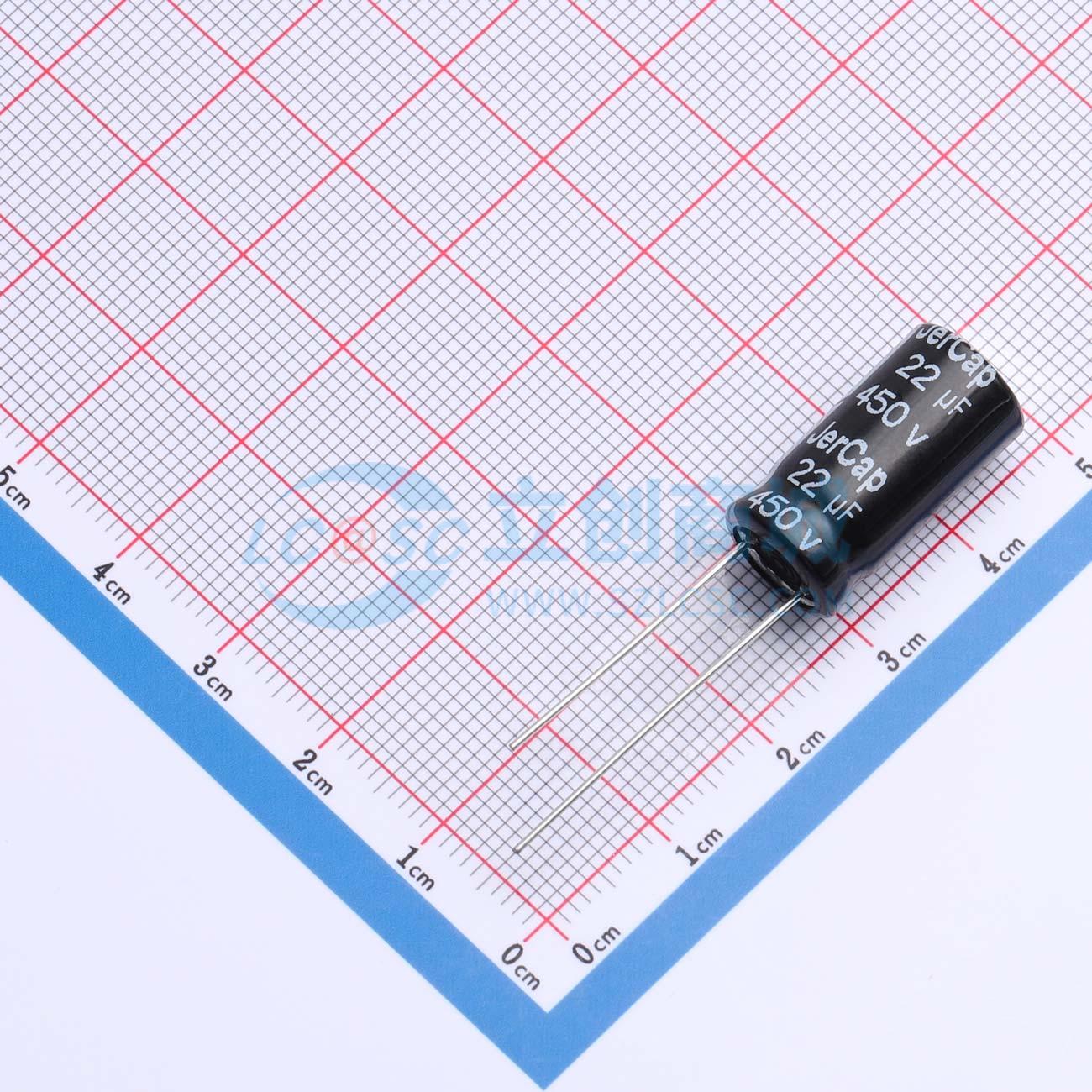 点击查看大图 ERG450V22M10X20实物图