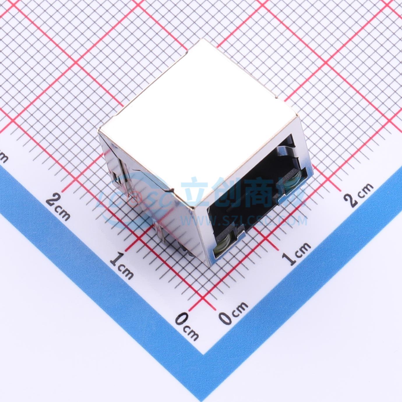 点击查看大图 HC-RJ45-056A-1-2实物图