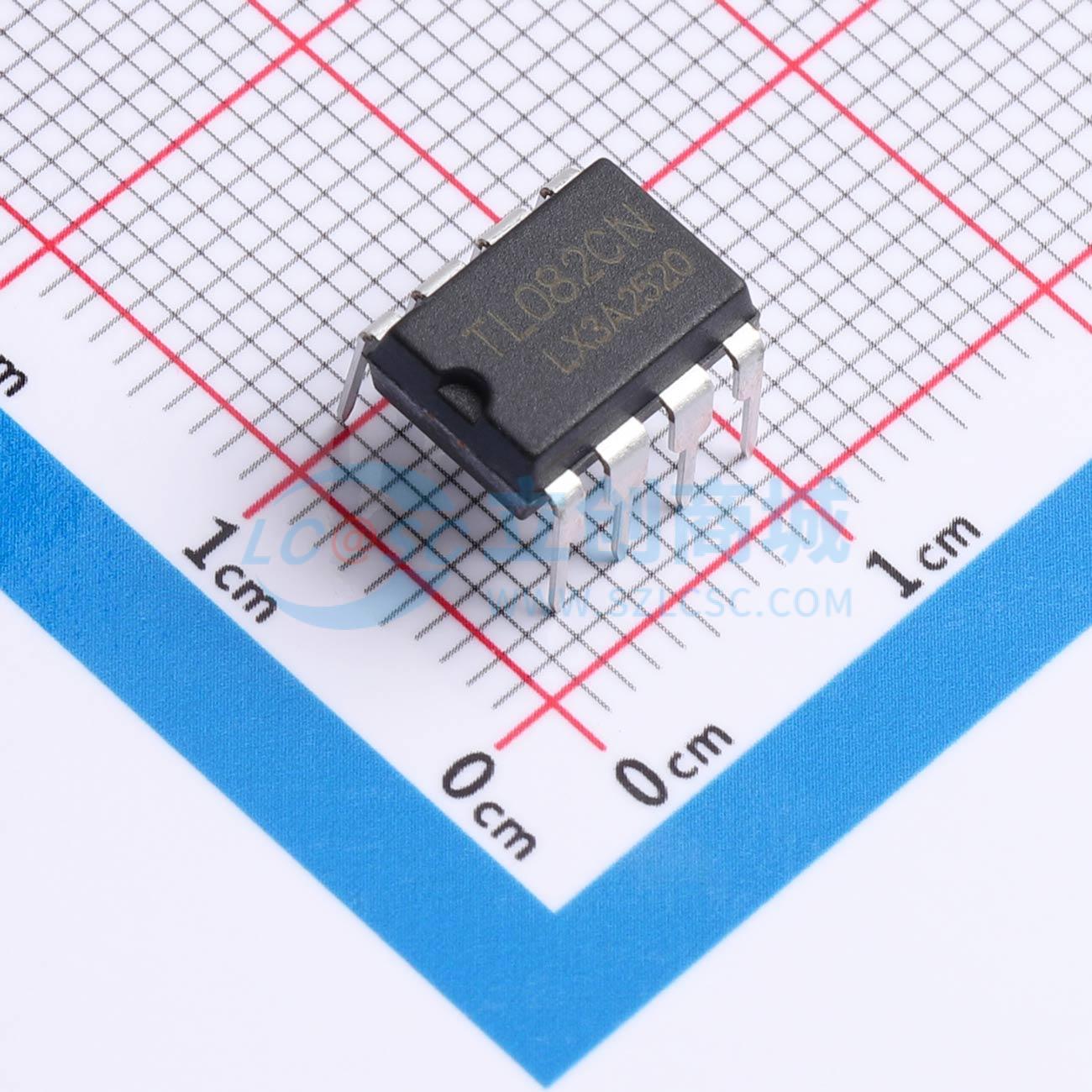 点击查看大图 TL082CN(LX)实物图