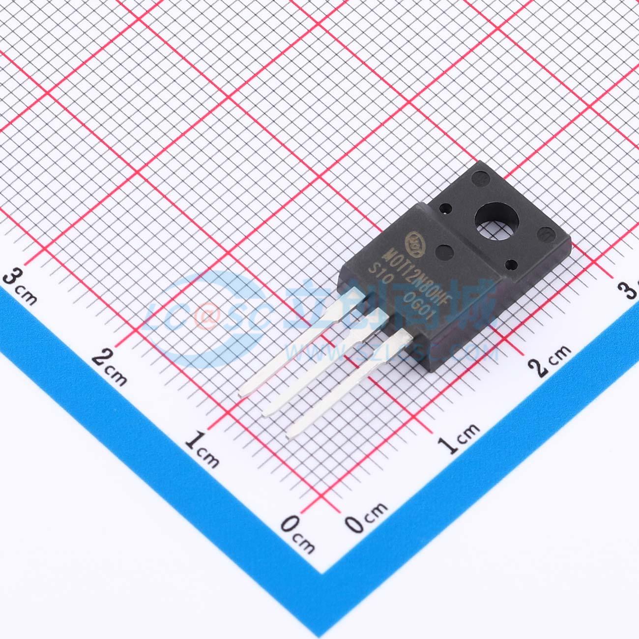 MOT12N80HF实物图