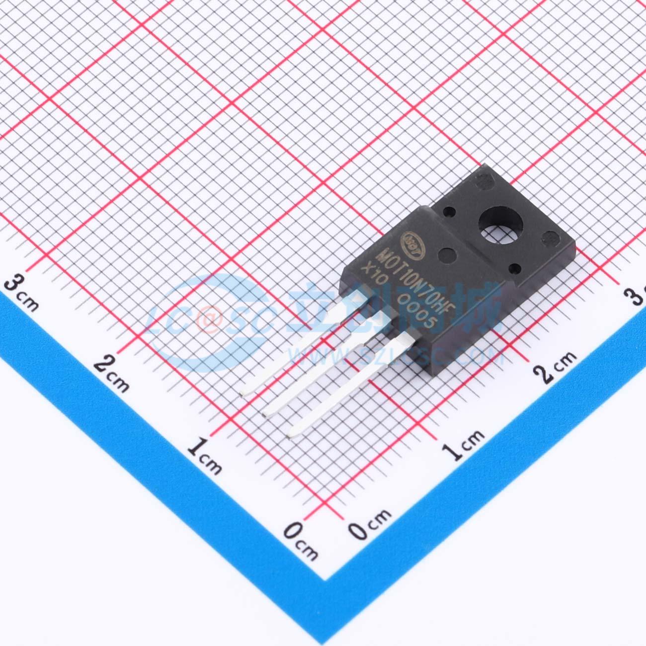 MOT10N70HF实物图