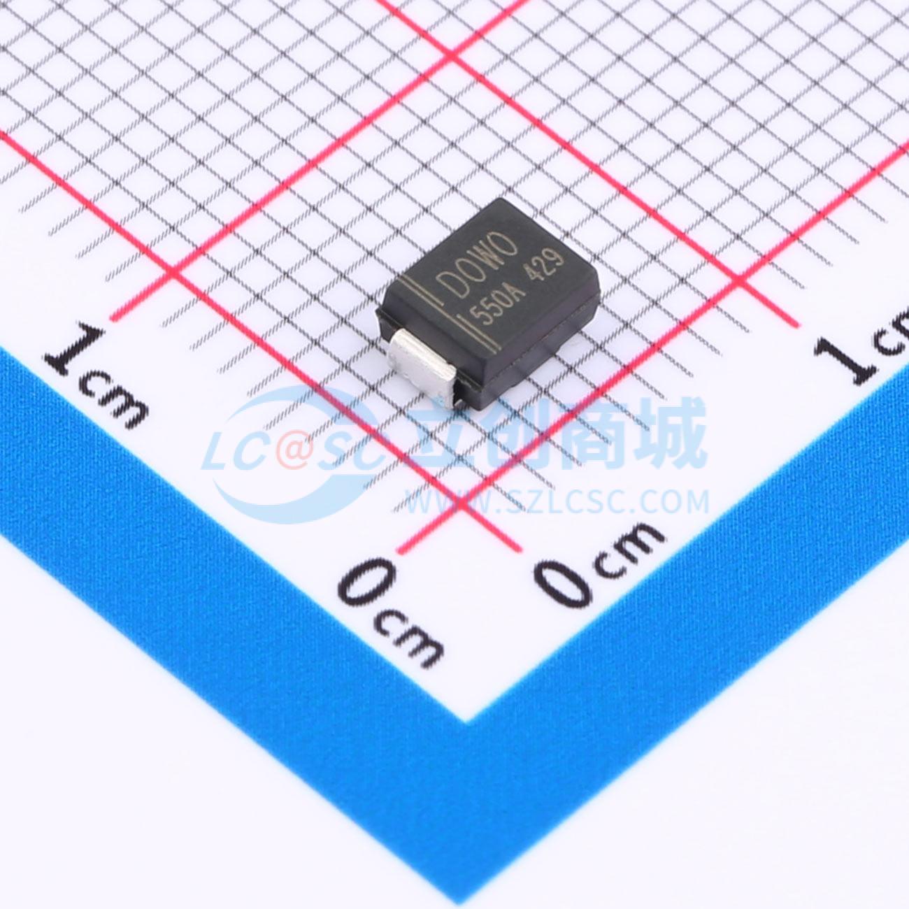 点击查看大图 P6SMB550A实物图