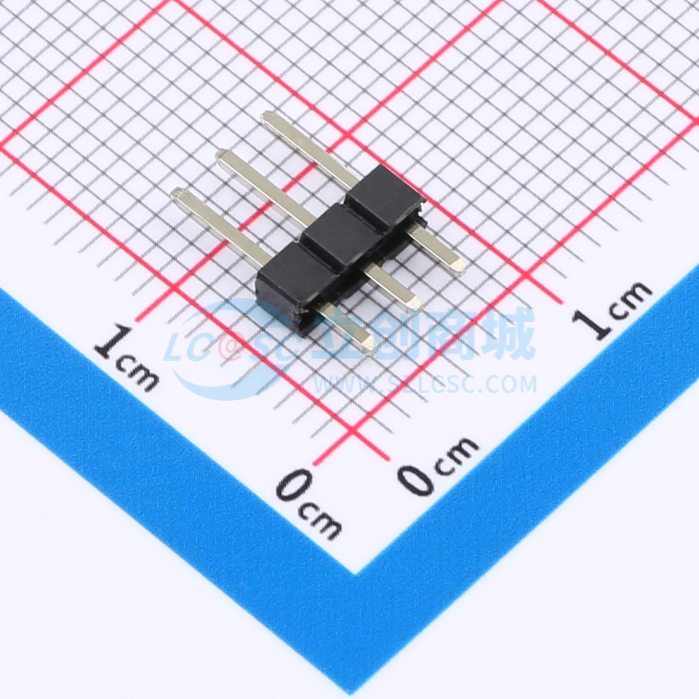 2.54-1*3P针实物图