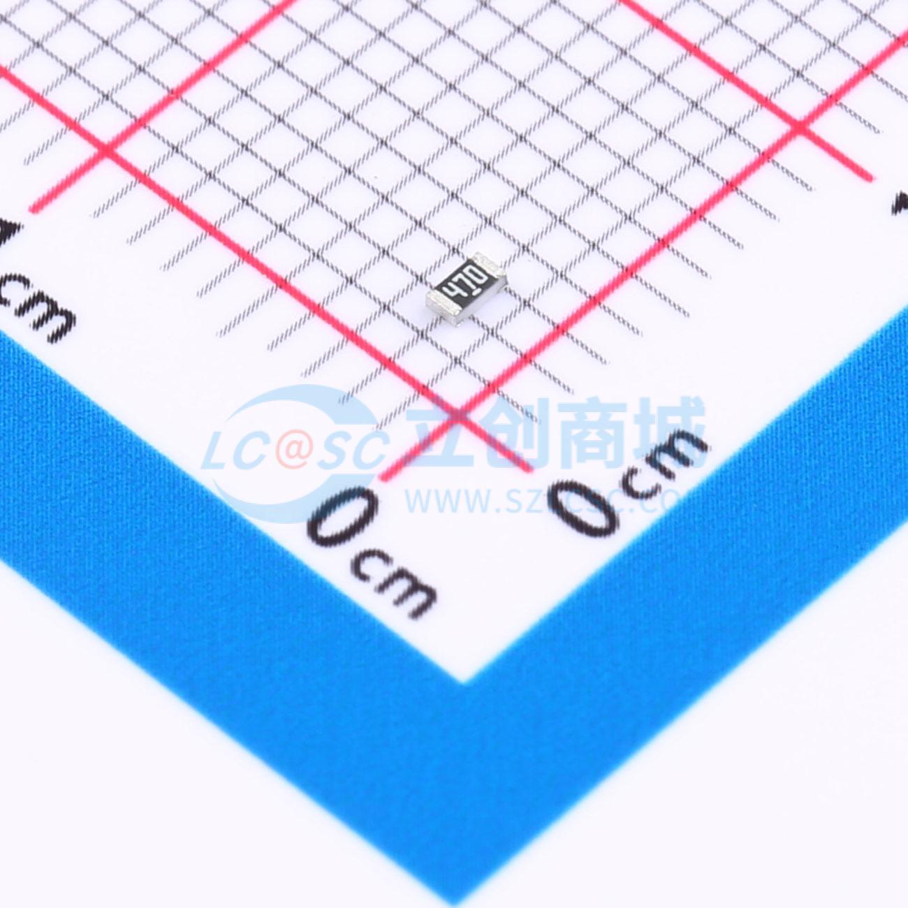 点击查看大图 FRC0603F47R0TS实物图