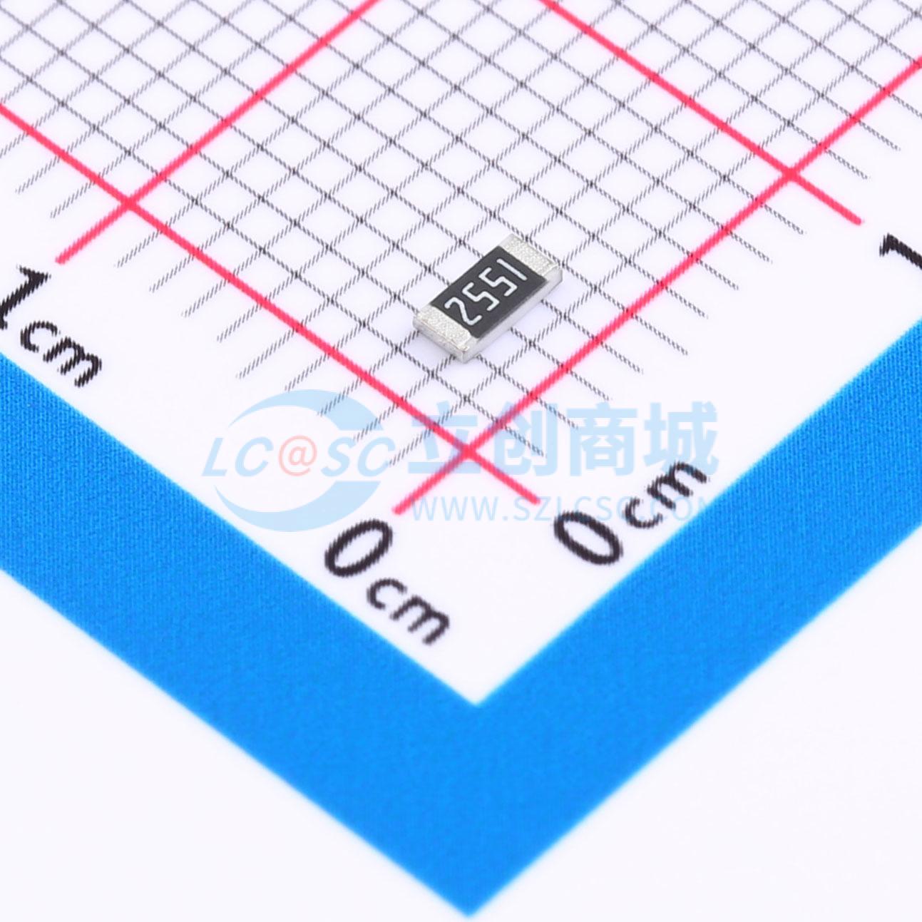 点击查看大图 FRC1206F2551TS实物图