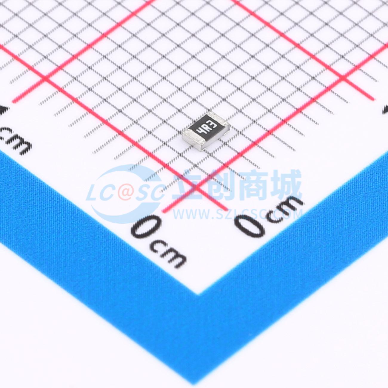 点击查看大图 FRC0805J4R3TS实物图