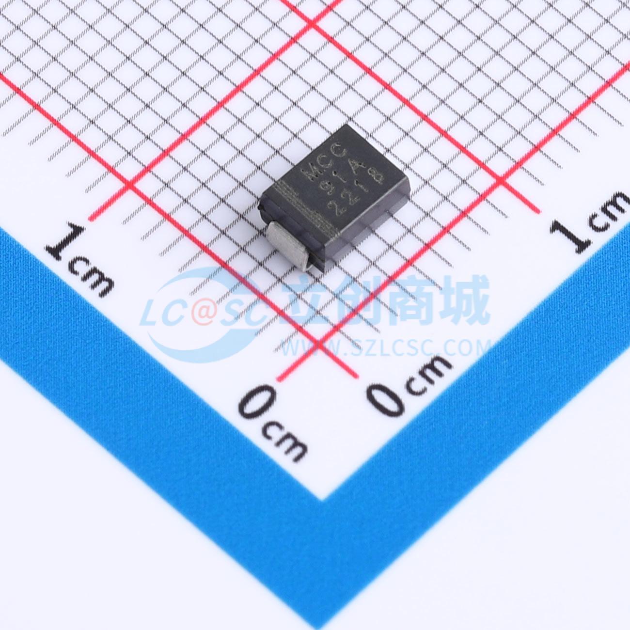 点击查看大图 SMBJP6KE91AHE3-TP实物图