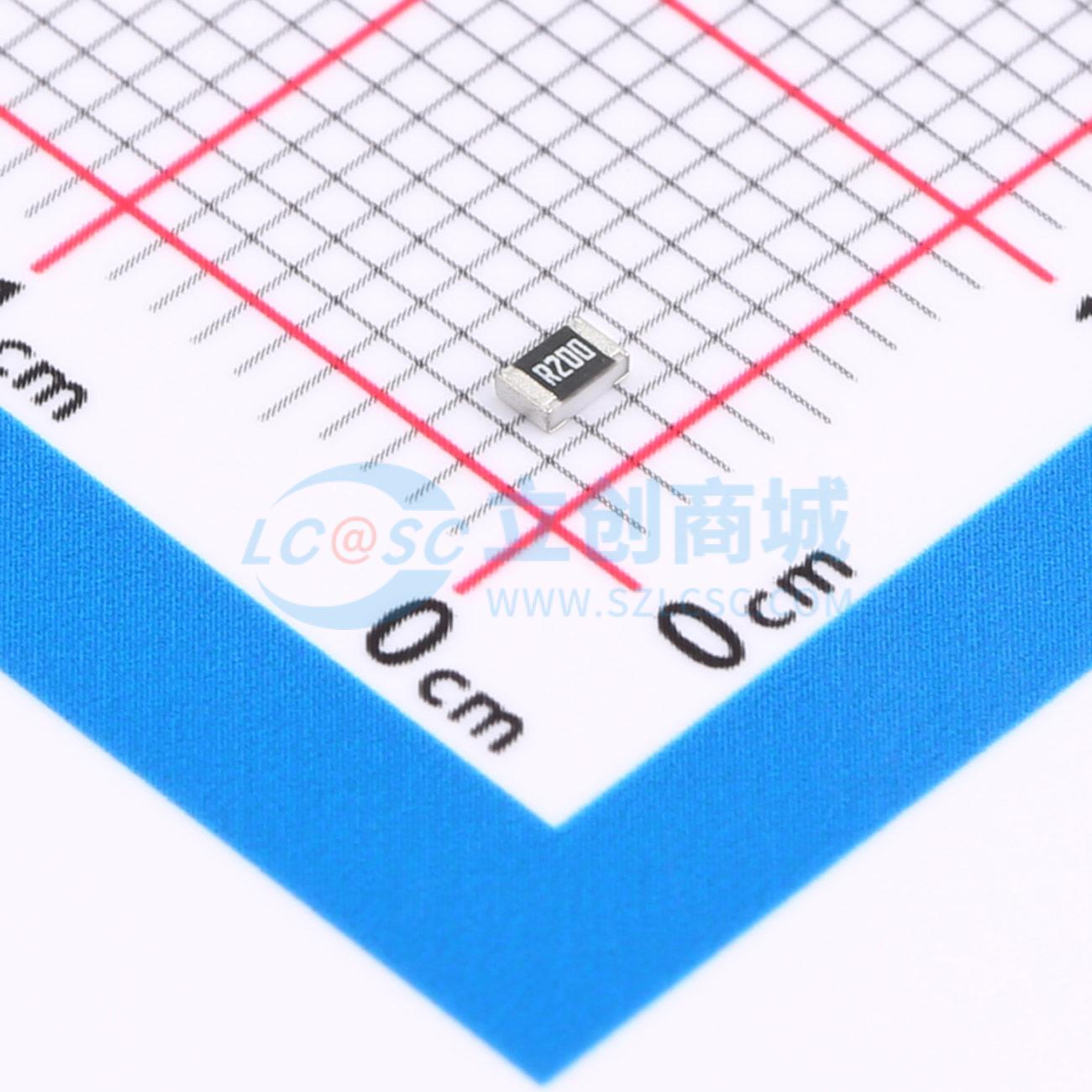 点击查看大图 FRL0805FR200TS实物图