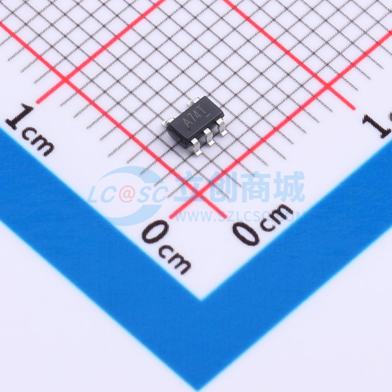 点击查看大图 74AHC1G09GV实物图