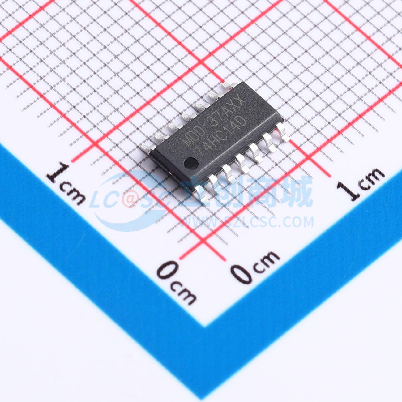 点击查看大图 74HC14D实物图