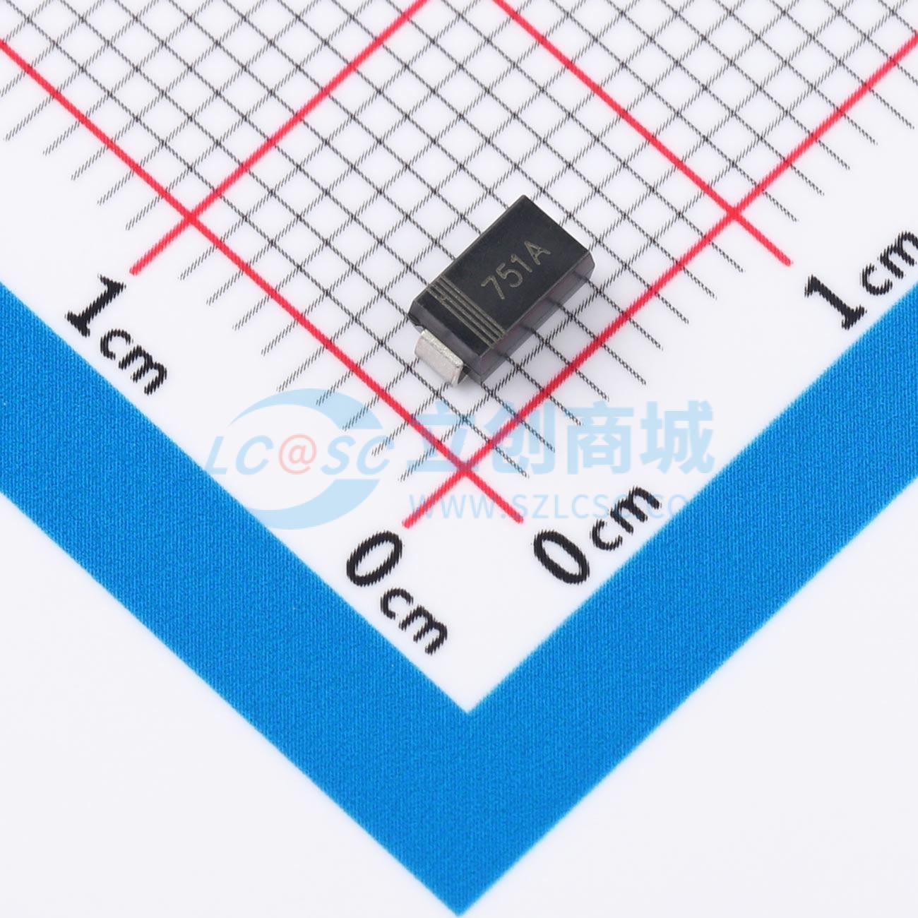 点击查看大图 1SMA4751A实物图