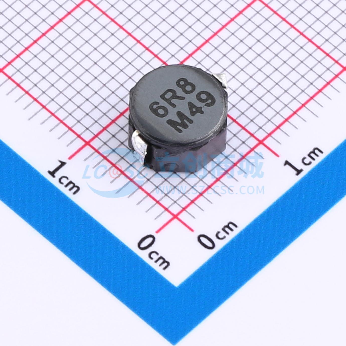 点击查看大图 CDRH8D43NP-6R8NC实物图