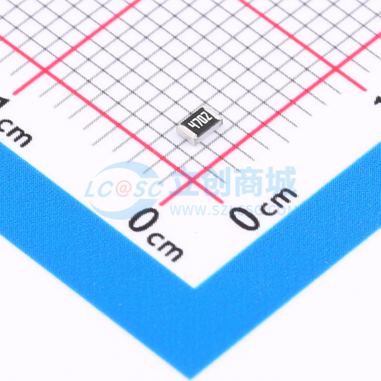 点击查看大图 RC0805FR-0747KL实物图