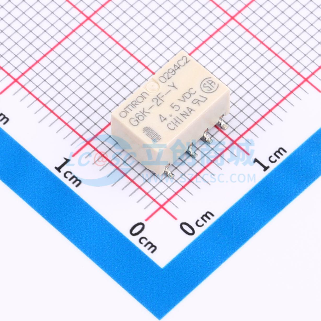 点击查看大图 G6K-2F-Y-TR DC4.5实物图