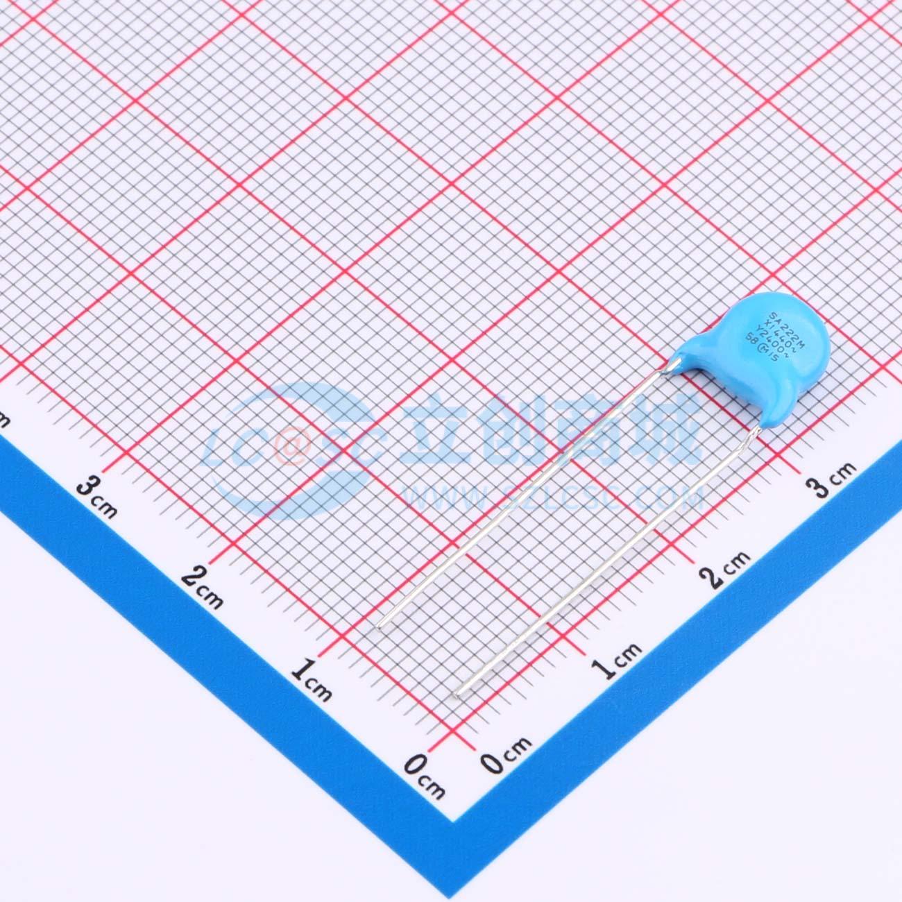 点击查看大图 DE2E3SA222MA3BY02F实物图