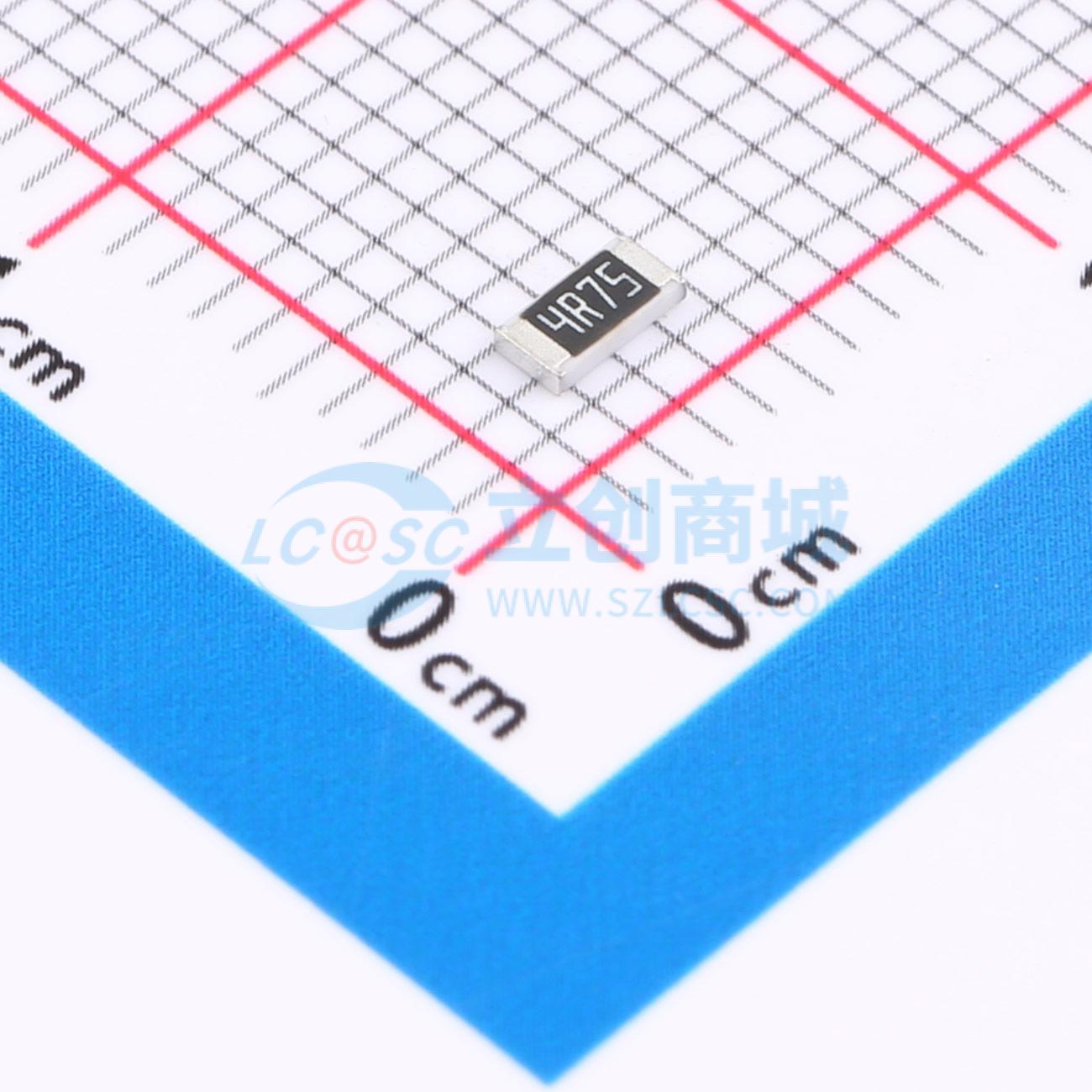 点击查看大图 FRC1206F4R75TS实物图
