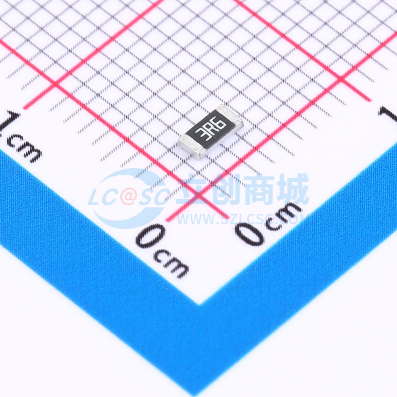 点击查看大图 FRC1206J3R6 TS实物图