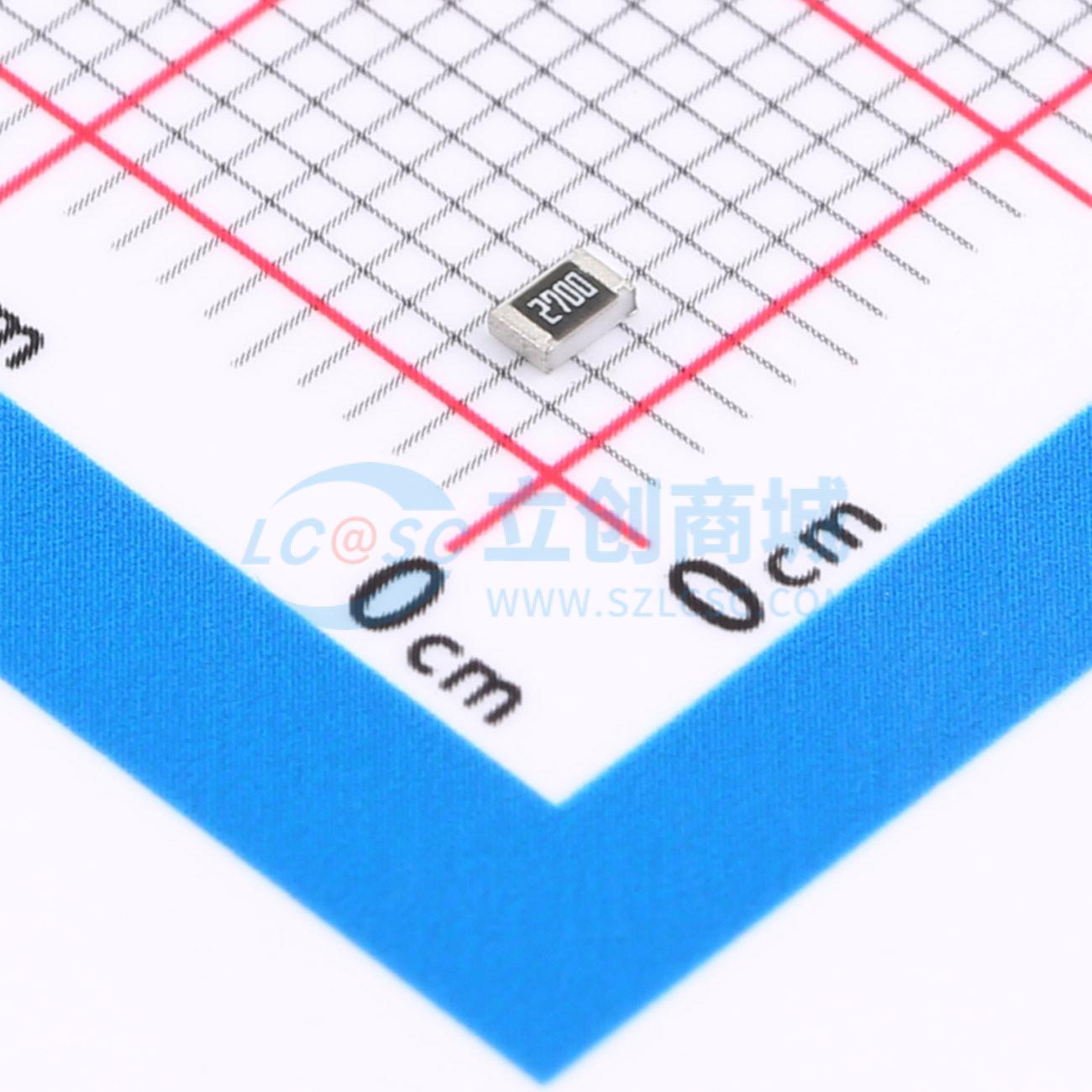 点击查看大图 CR0805F270RP05Z实物图