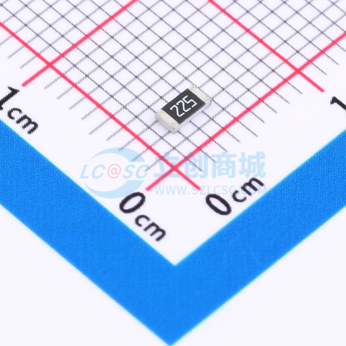 点击查看大图 FRC1206J225 TS实物图