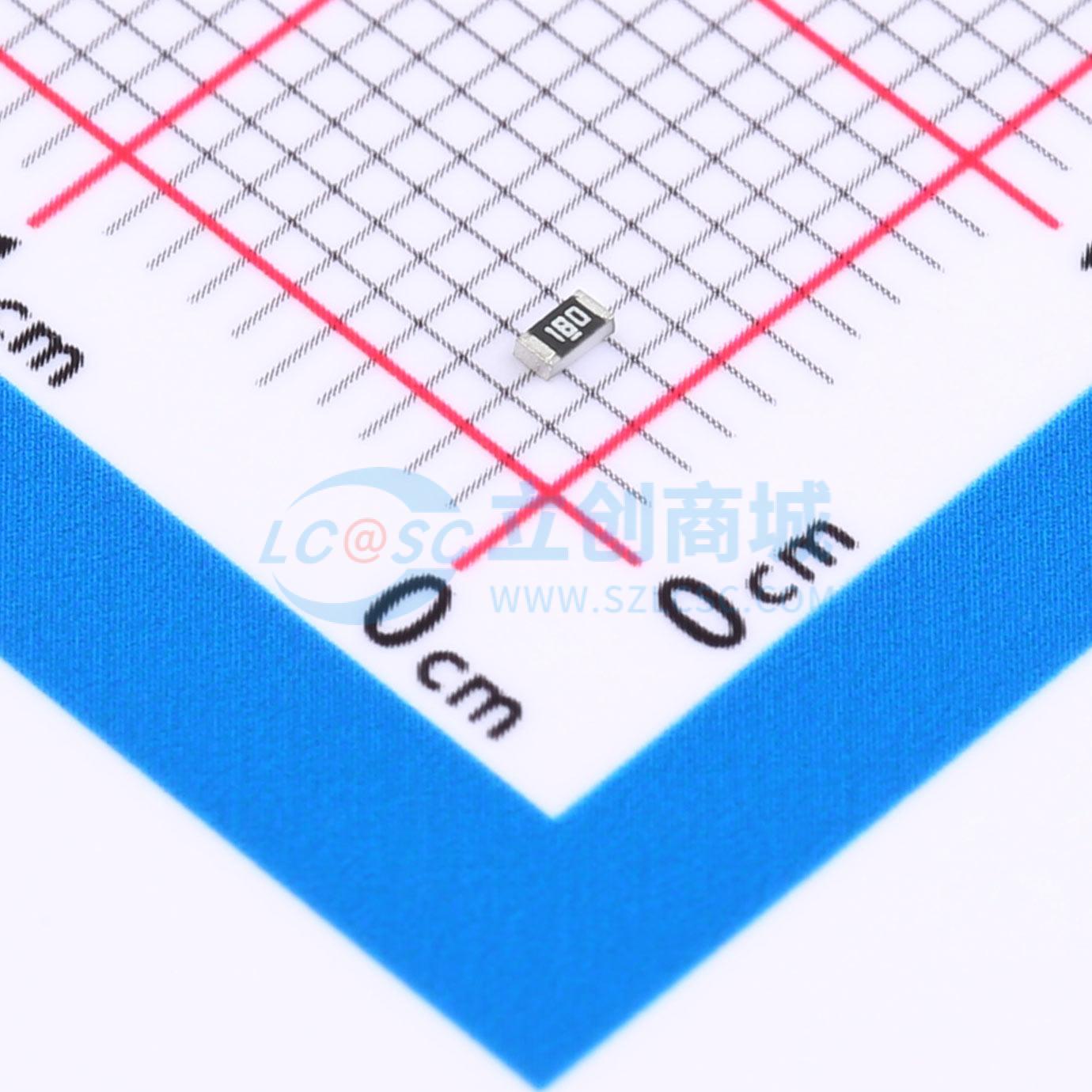 点击查看大图 FRC0603F18R0TS实物图