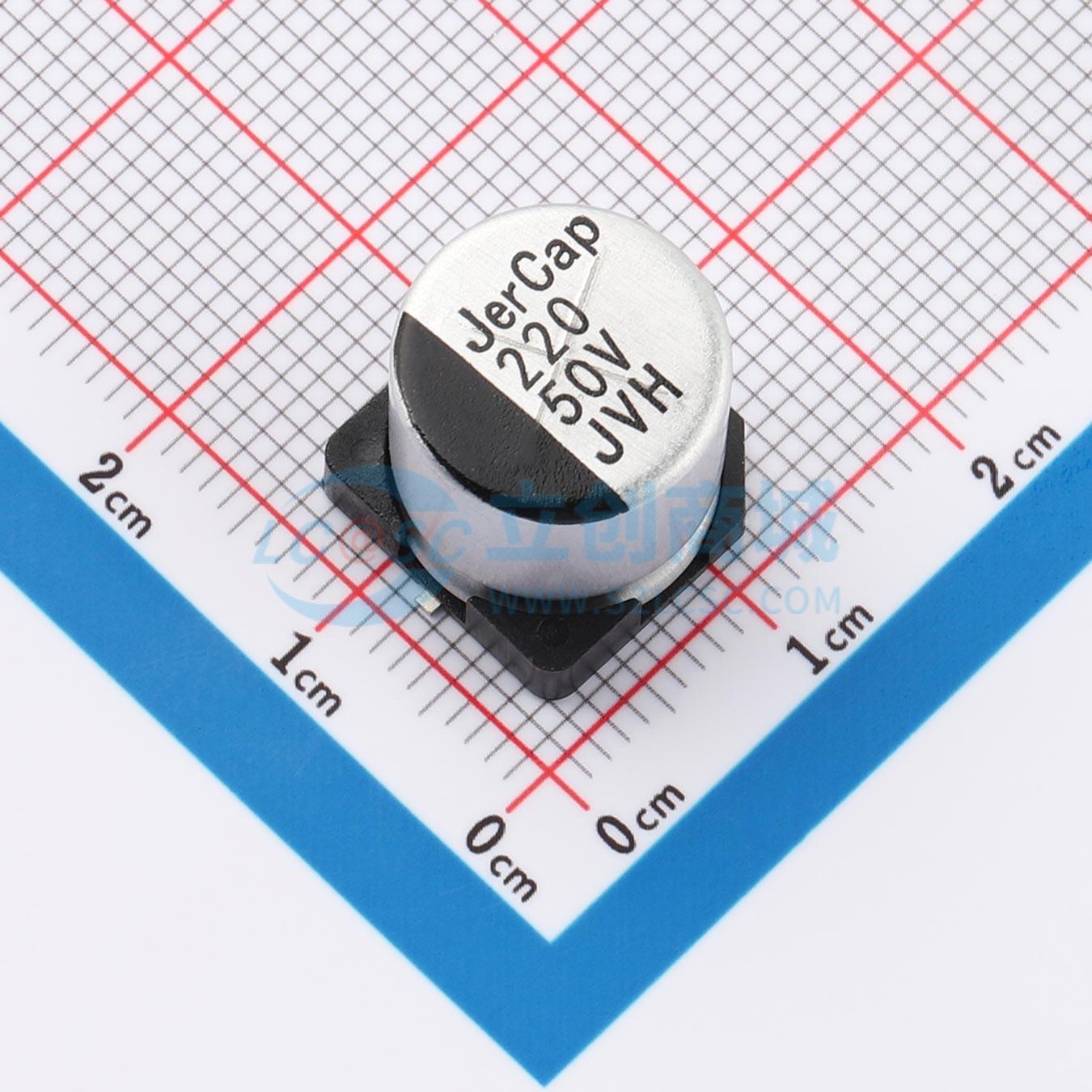 点击查看大图 JVH50V220M12X13实物图