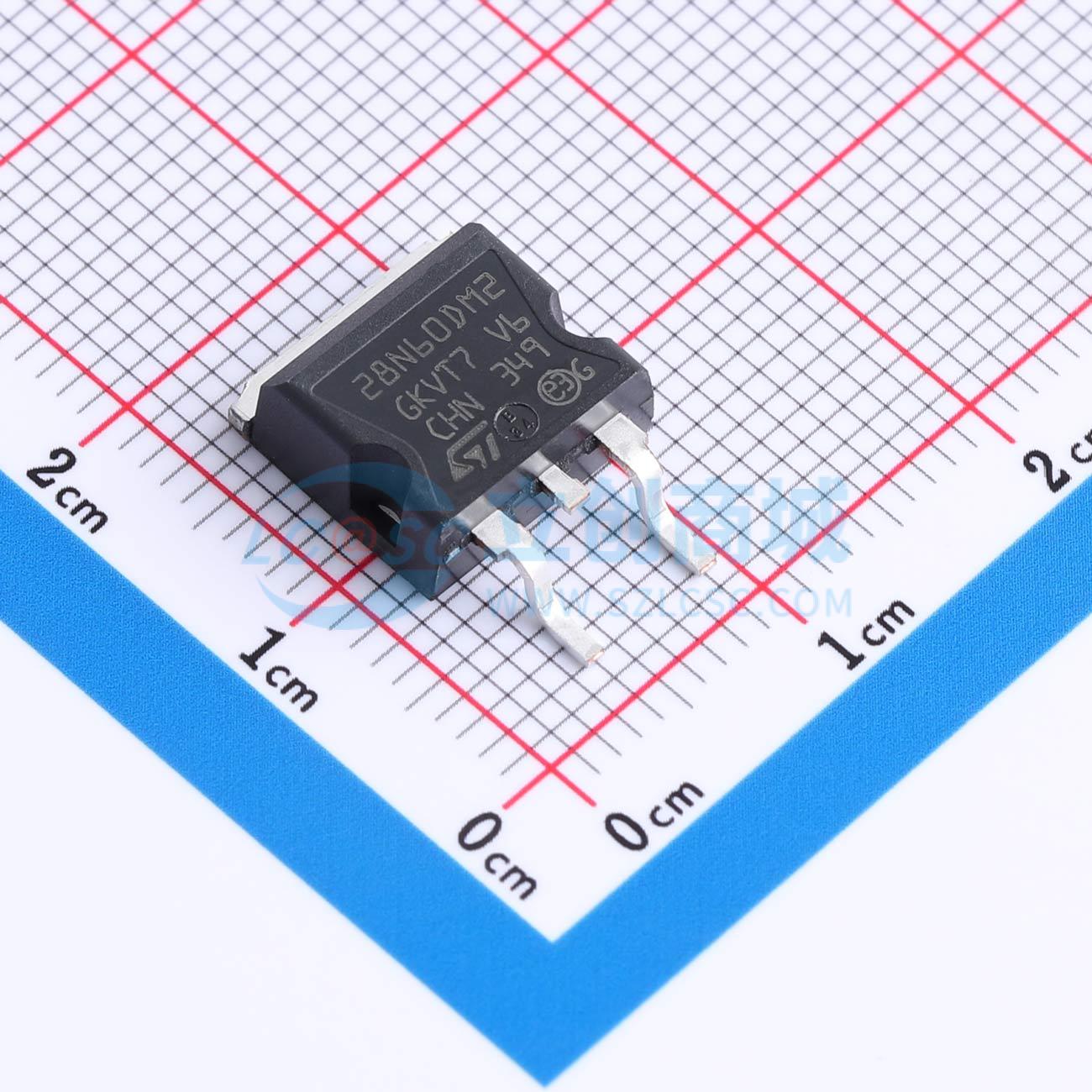 点击查看大图 STB28N60DM2实物图