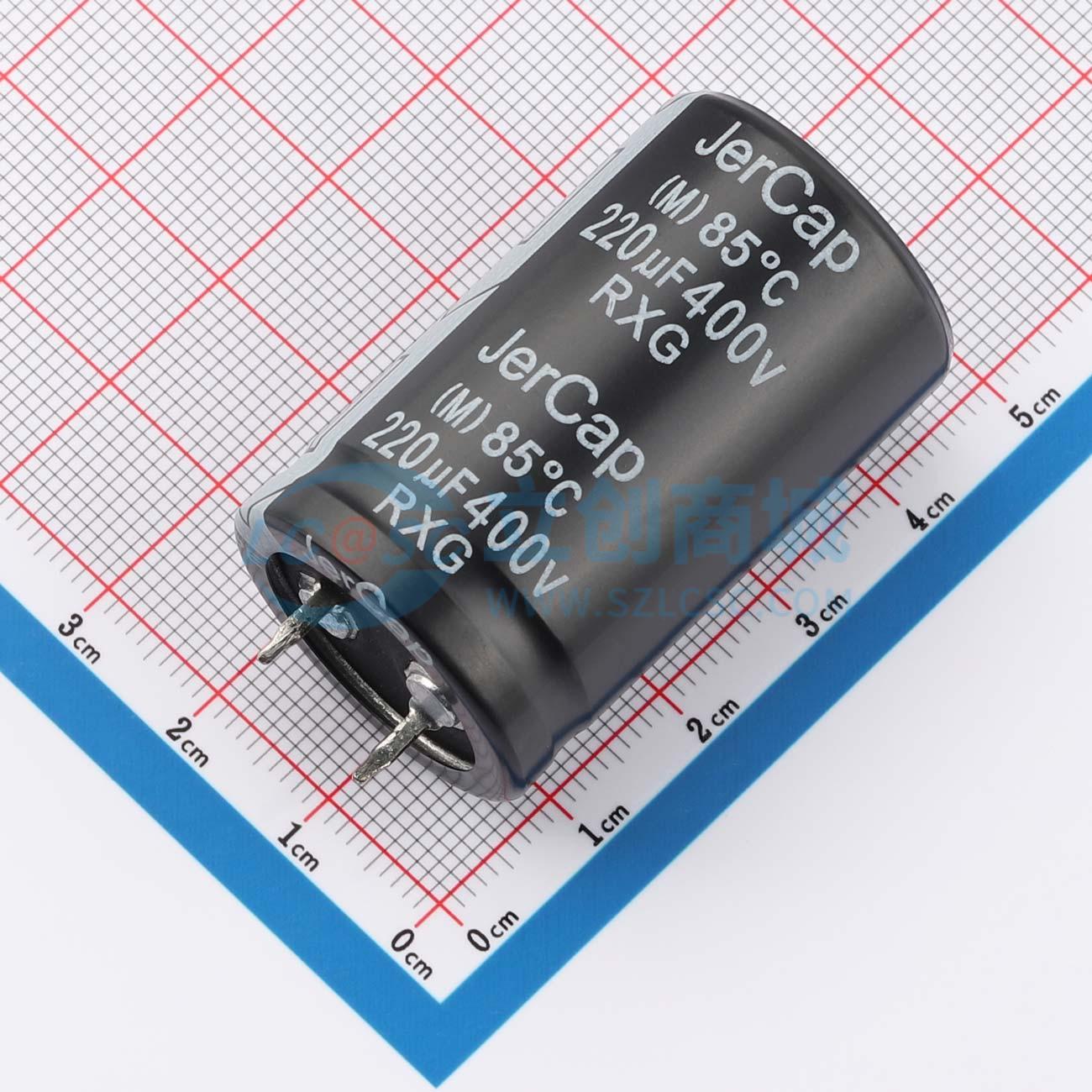 RXG400V220M25X40实物图