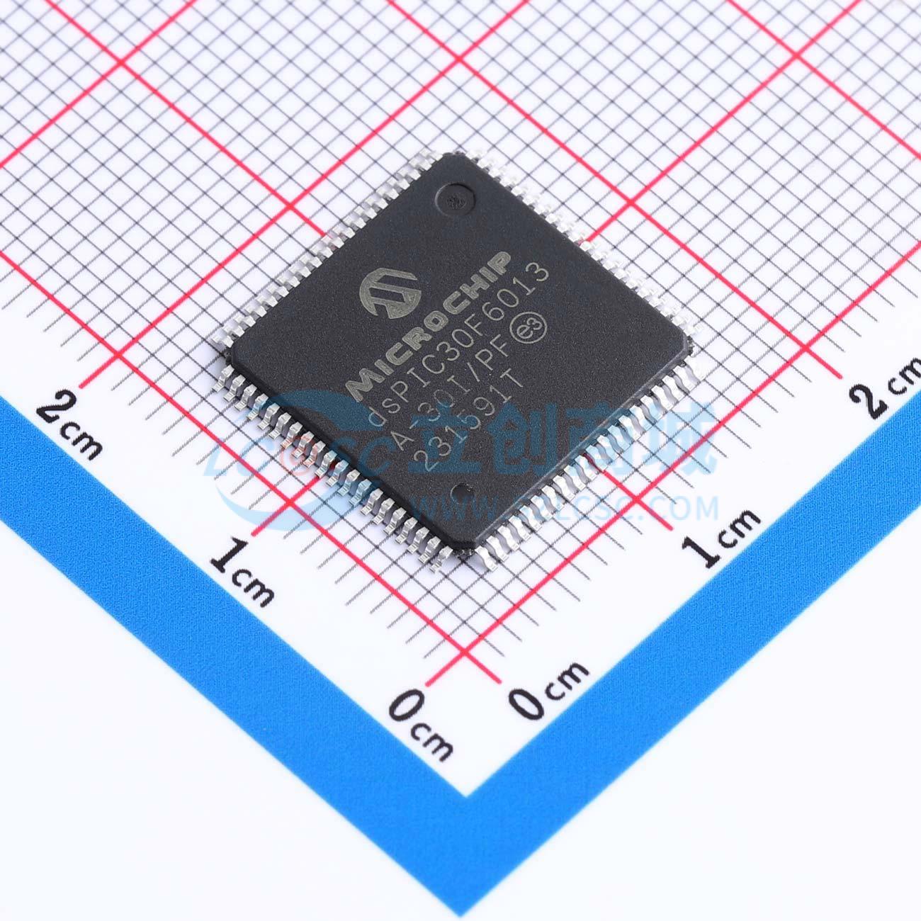 点击查看大图 dsPIC30F6013A-30I/PF实物图