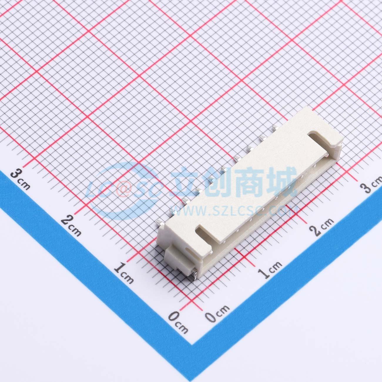 点击查看大图 ZX-XH2.54-10PWT-XM实物图