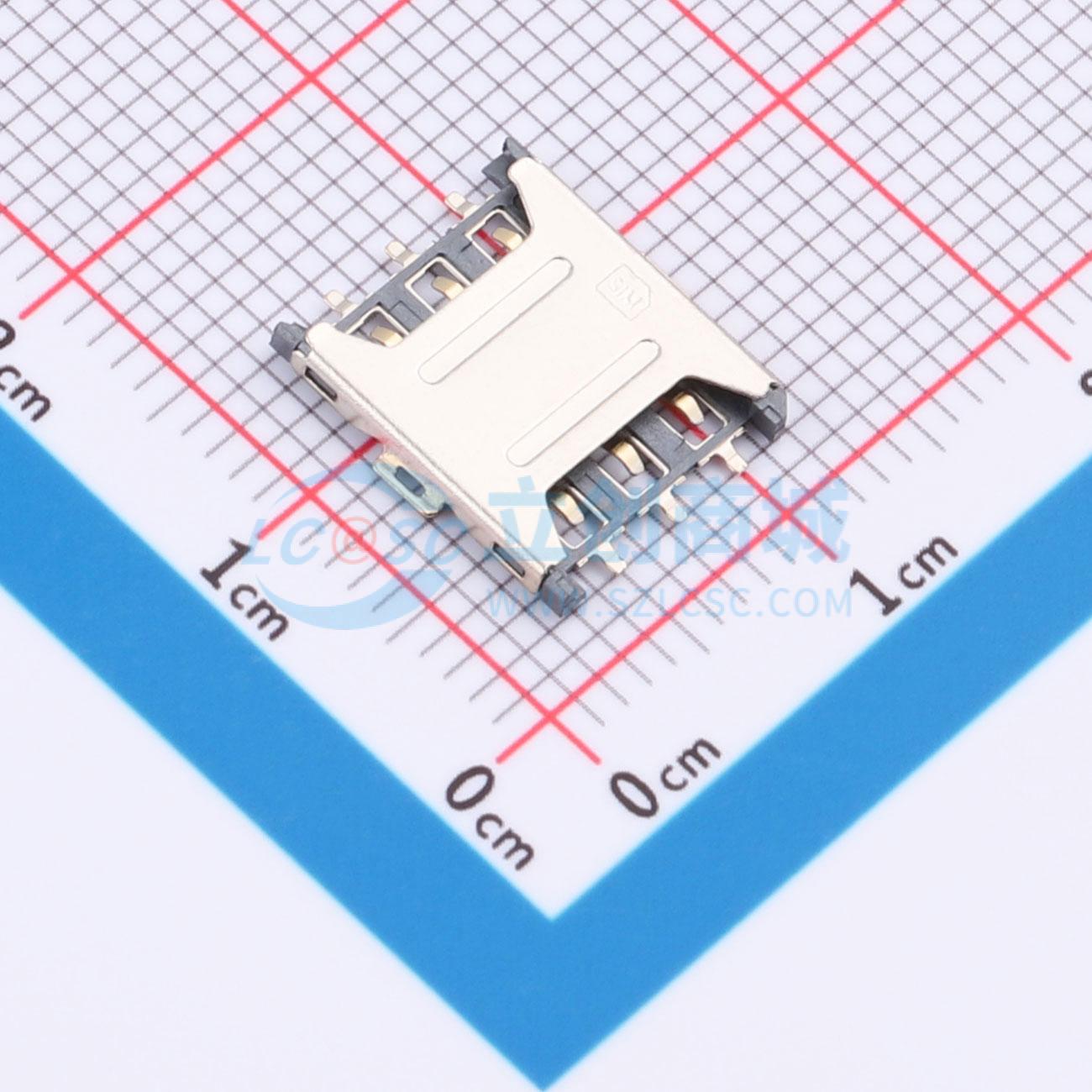 点击查看大图 MLD-NANO SIM 6P-H1.35实物图