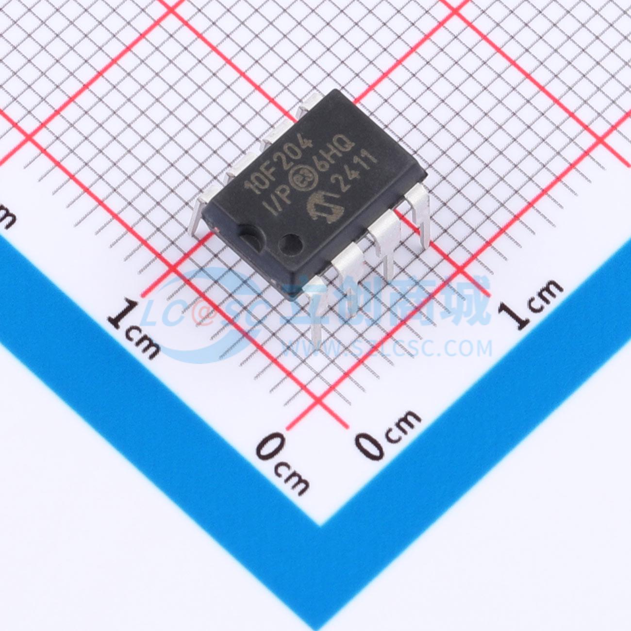 点击查看大图 PIC10F204-I/P实物图