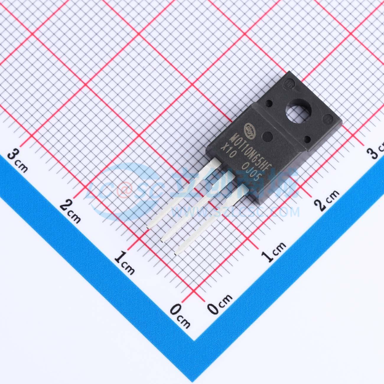 MOT10N65HF实物图