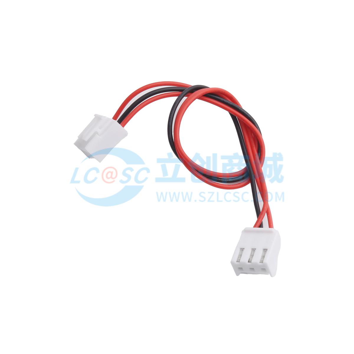 HX VH3.96-3P ST 200mm 22AWG实物图