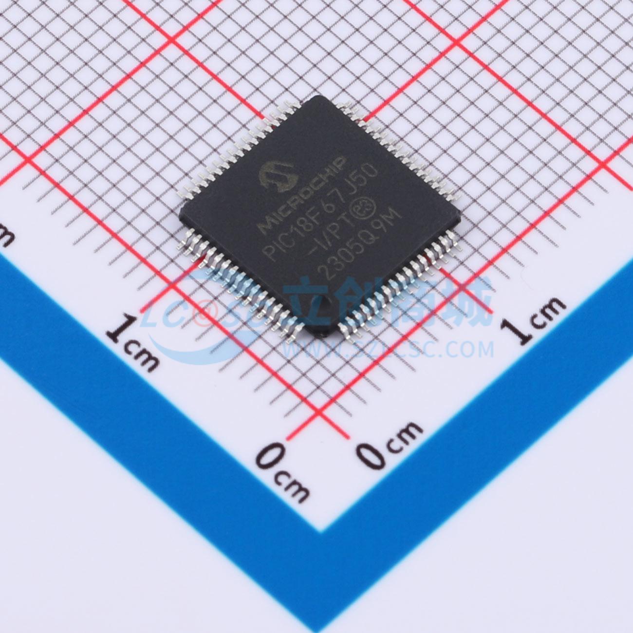 点击查看大图 PIC18F67J50T-I/PT实物图