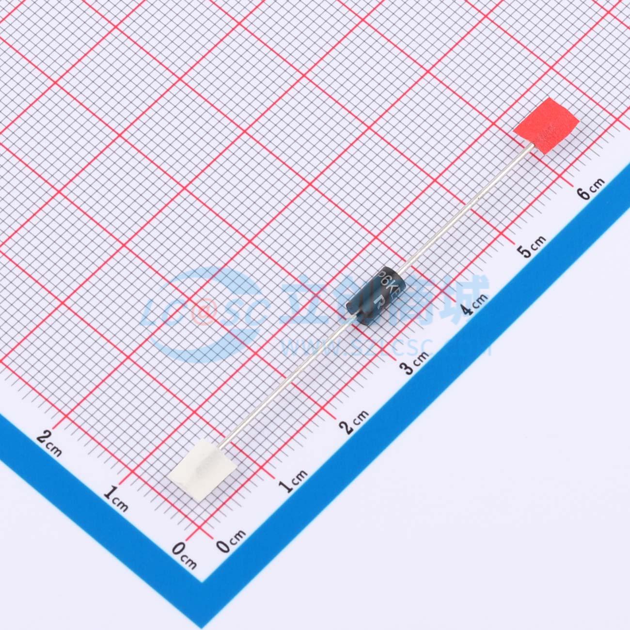 点击查看大图 P6KE30CA实物图