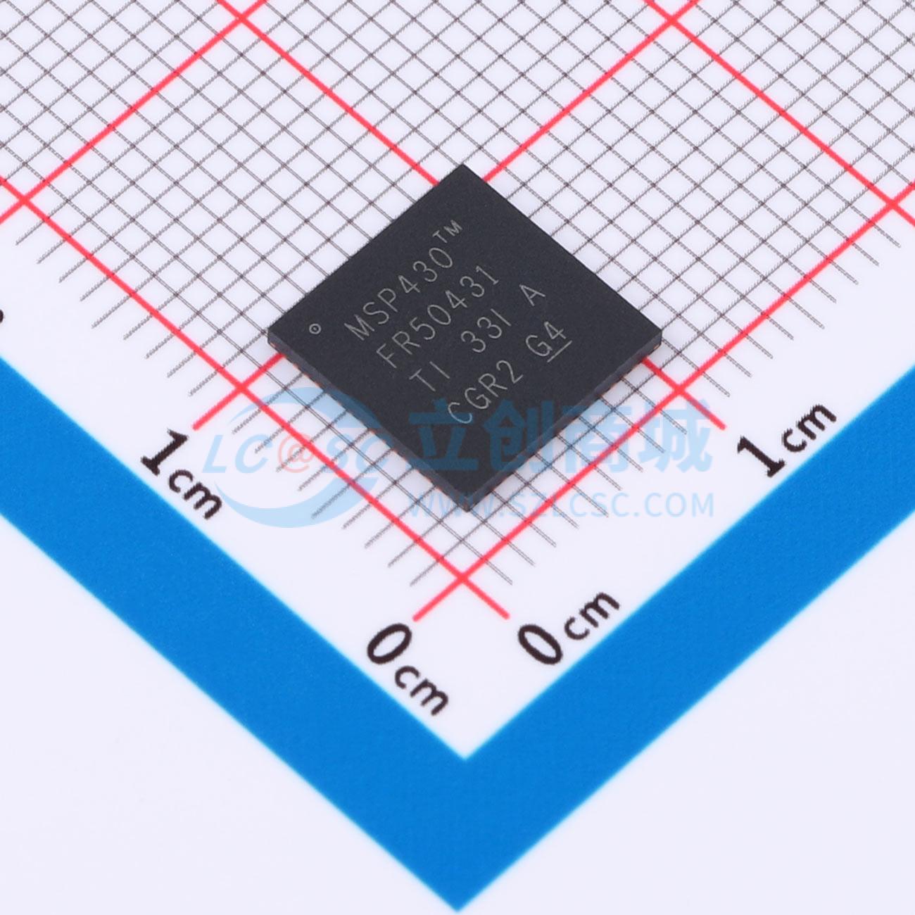 点击查看大图 MSP430FR50431IRGCR实物图