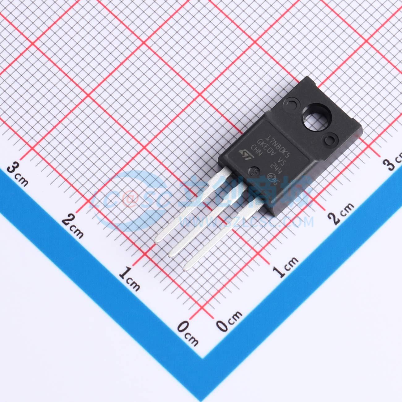 点击查看大图 STF17N80K5实物图