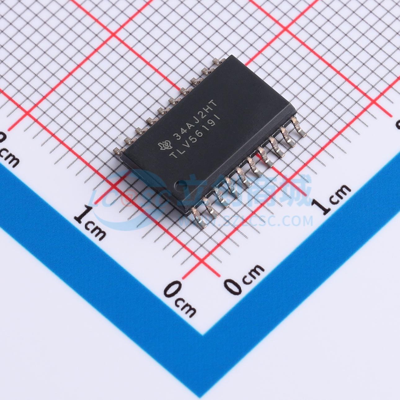 点击查看大图 TLV5619IDWR实物图