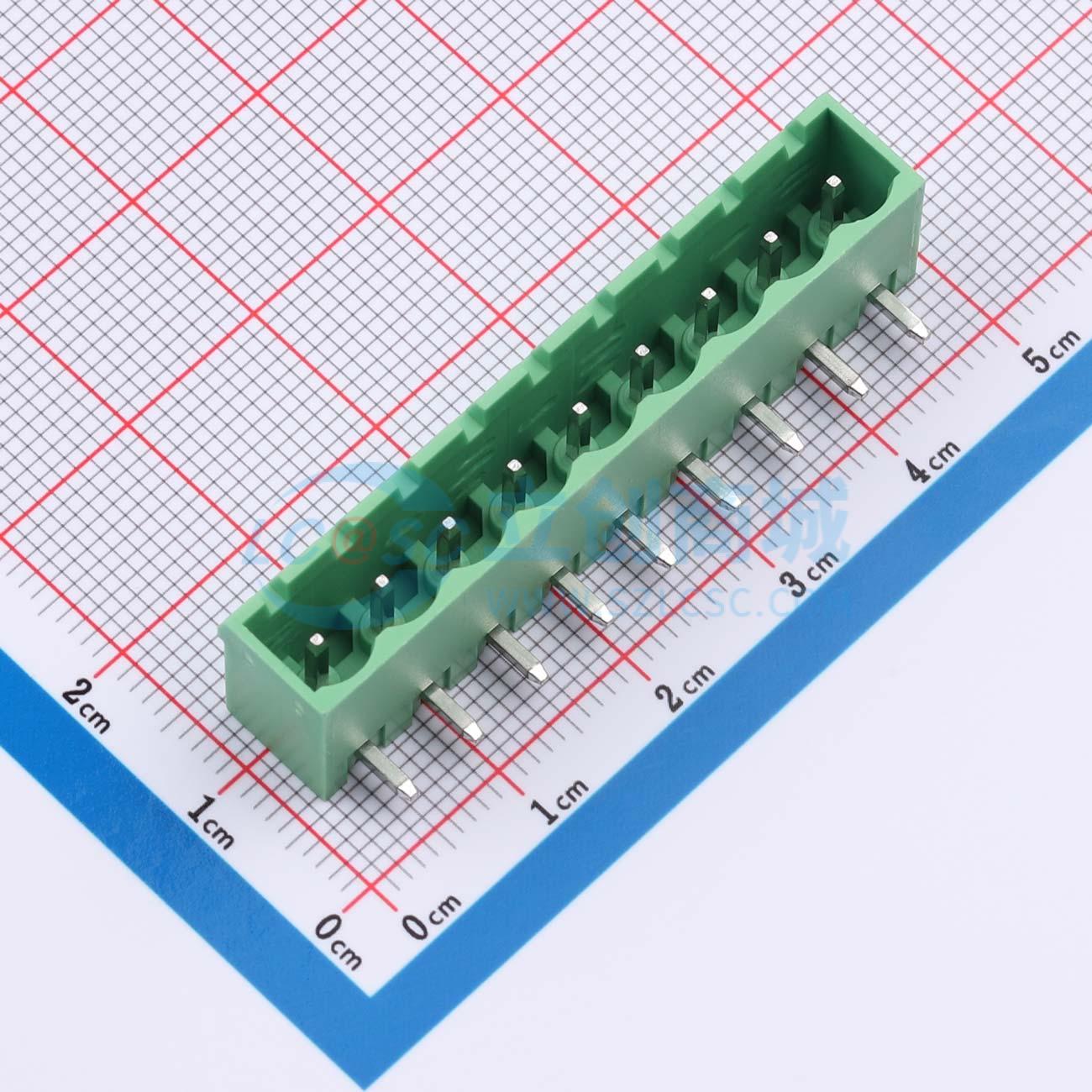点击查看大图 HC-JXDZRC-5.08-9P实物图