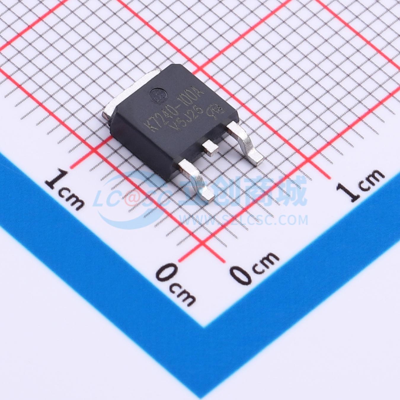 点击查看大图 BUK7240-100A,118-VB实物图
