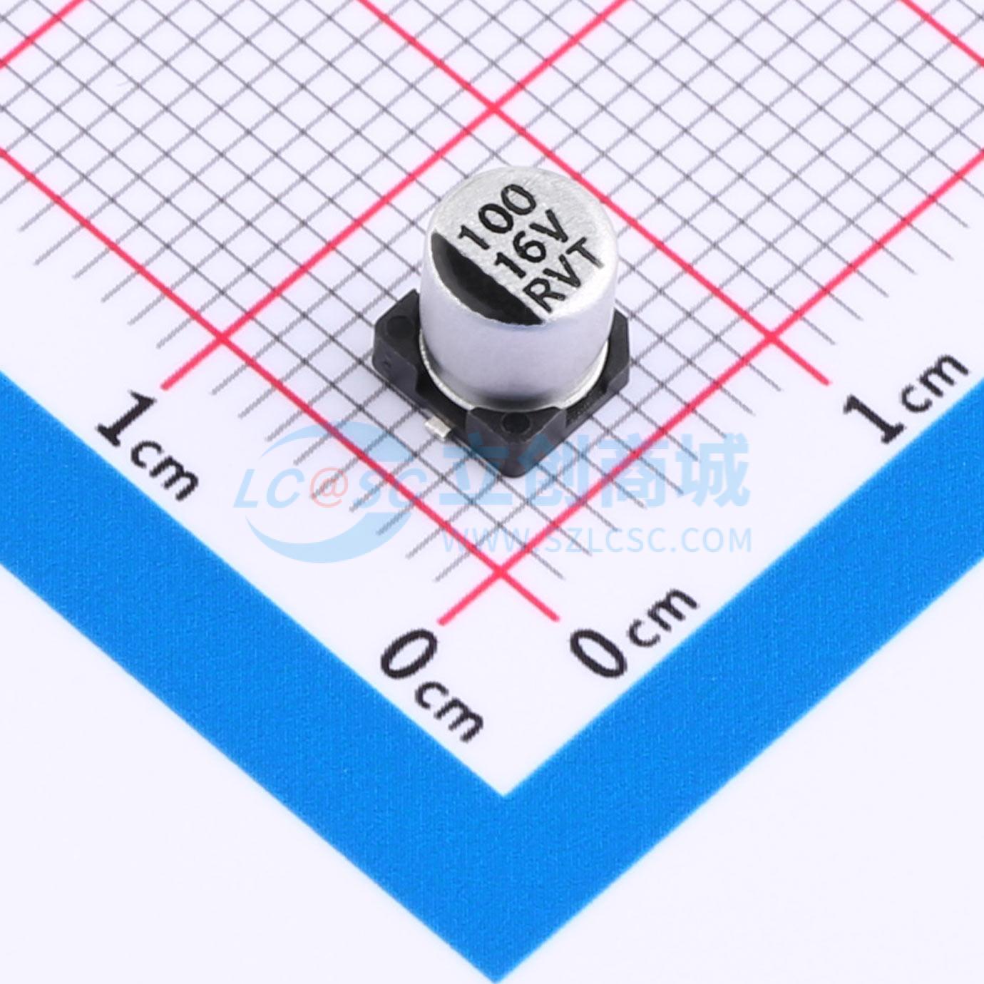 点击查看大图 RVT1C101M0505实物图