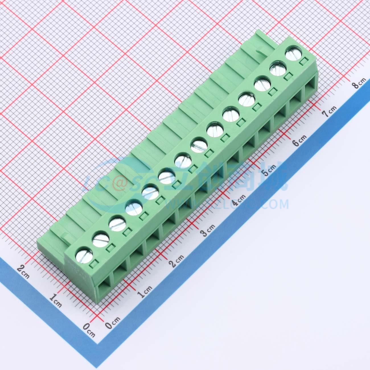 点击查看大图 HC-JXDZK-5.08-14P实物图